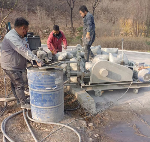 祥符路面下沉注浆